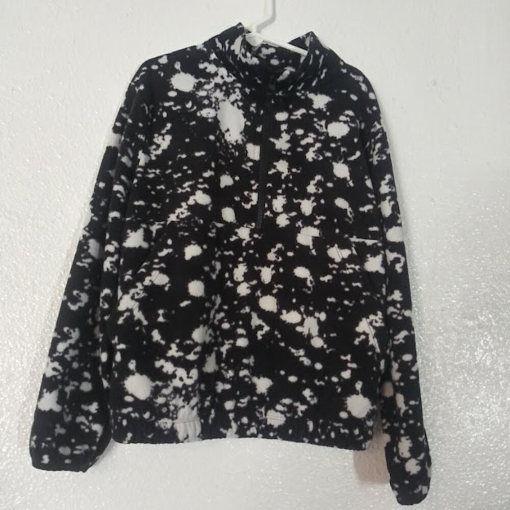 Athletic Works girl's size M (7-8) black and white lightweight jacket